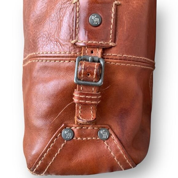 Abercrombie and Fitch Whiskey Leather Tote Bag - Picture 13 of 15